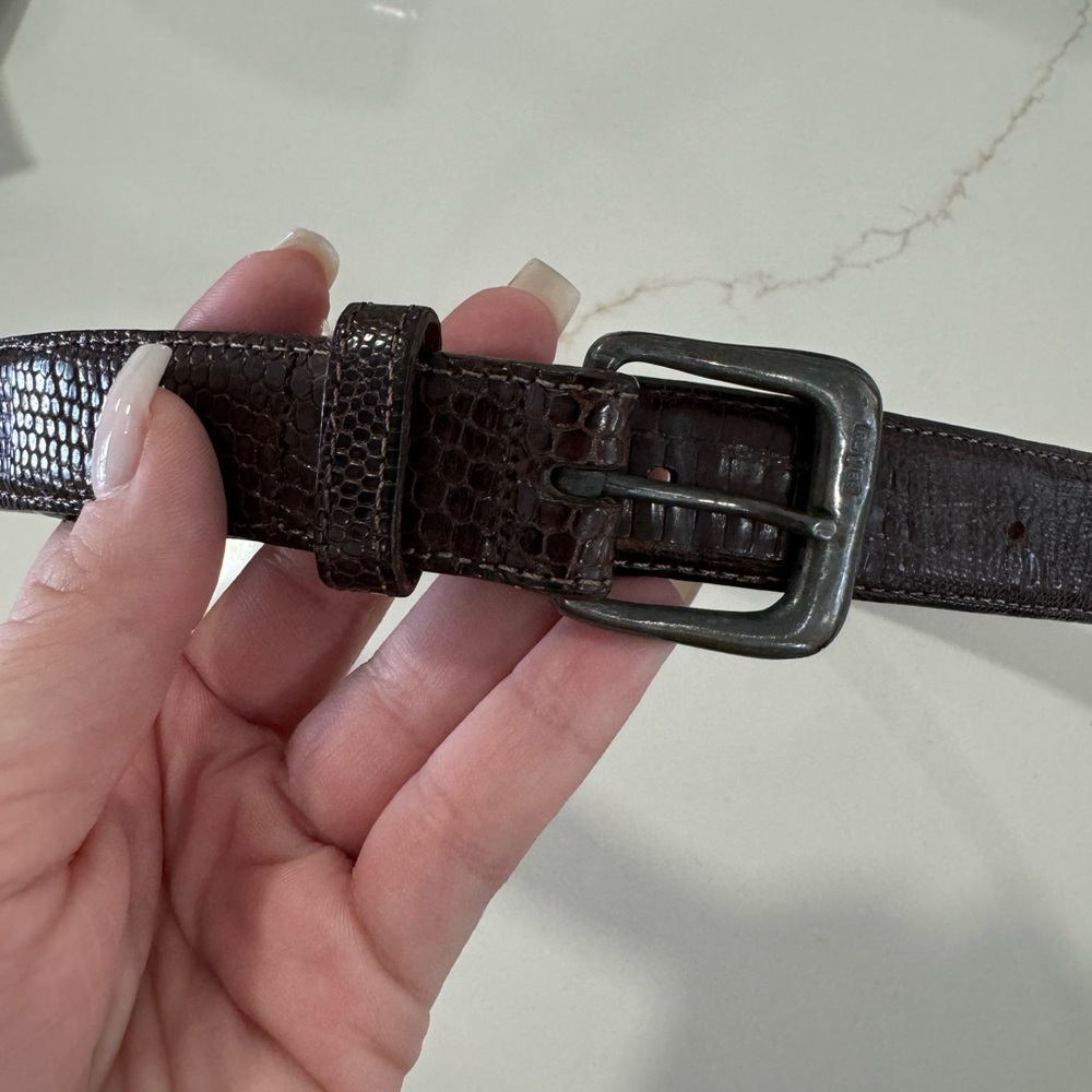 Ralph Lauren vintage belt – genuine lizard (30)